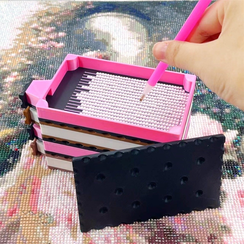 Embroidery Ideas - Perlengkapan Kerajinan DIY Diamond Painting Tray