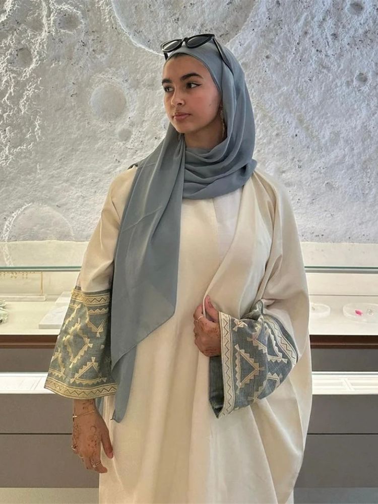 Embroidery Kebaya - Eid Kimono Abaya Dubai bordir mewah