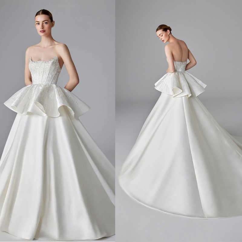Embroidery Online Designs - Gaun Pengantin Elegan Gaun Putri Panjang