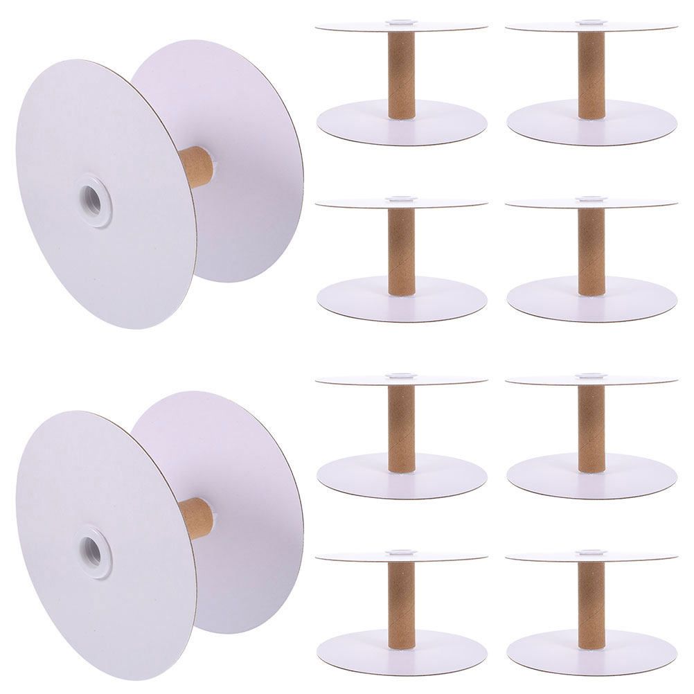 Embroidery Thread Yarn - 12 Buah Gulungan Kertas Penyimpanan Kawat,