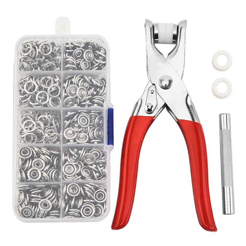 Embroidery Xpress - 1 set alat pengencang jepret gesper,