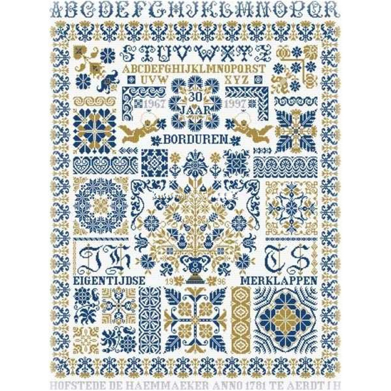 Embroidery Kurta Men - 873 Kit Kain Bordir Cross Stitch