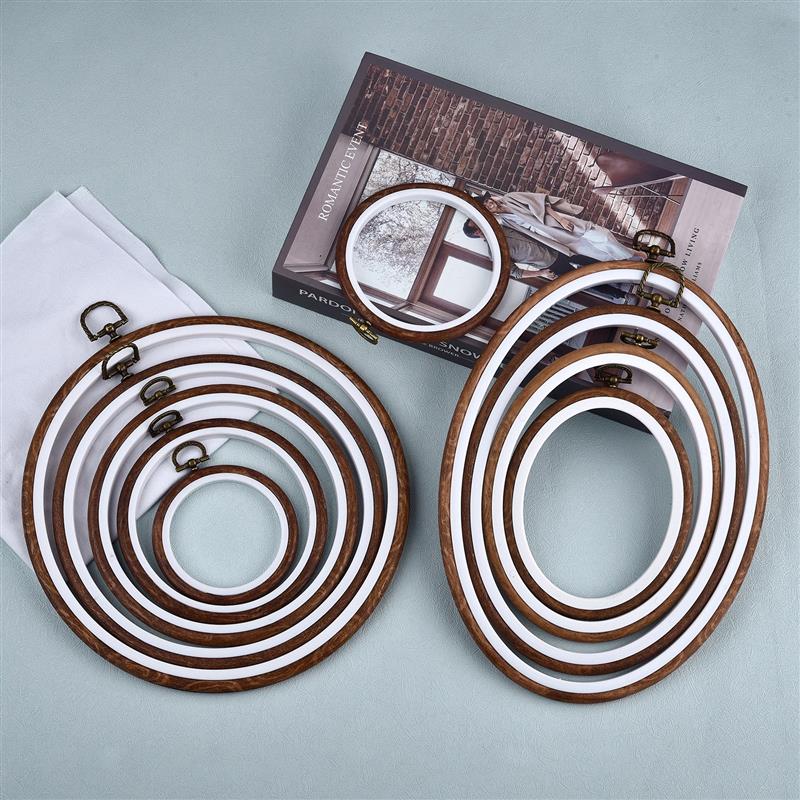 Embroidery Hoop Stand - Alat Jahit Set Bingkai Sulaman Kayu