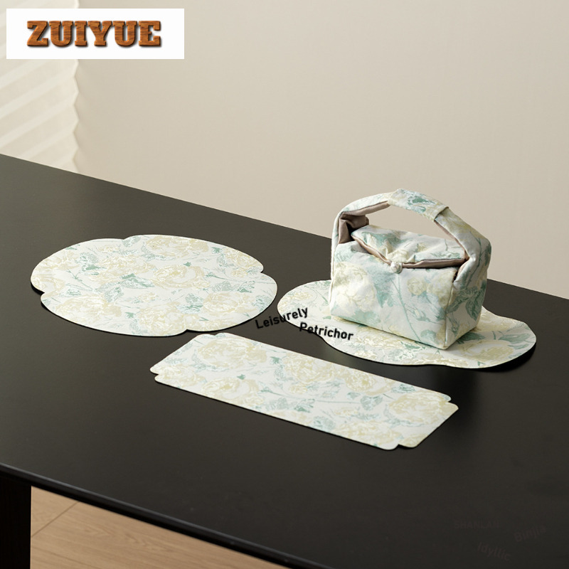 Embroidery Cloth - Alas Meja Teh Bordir Brokat Motif