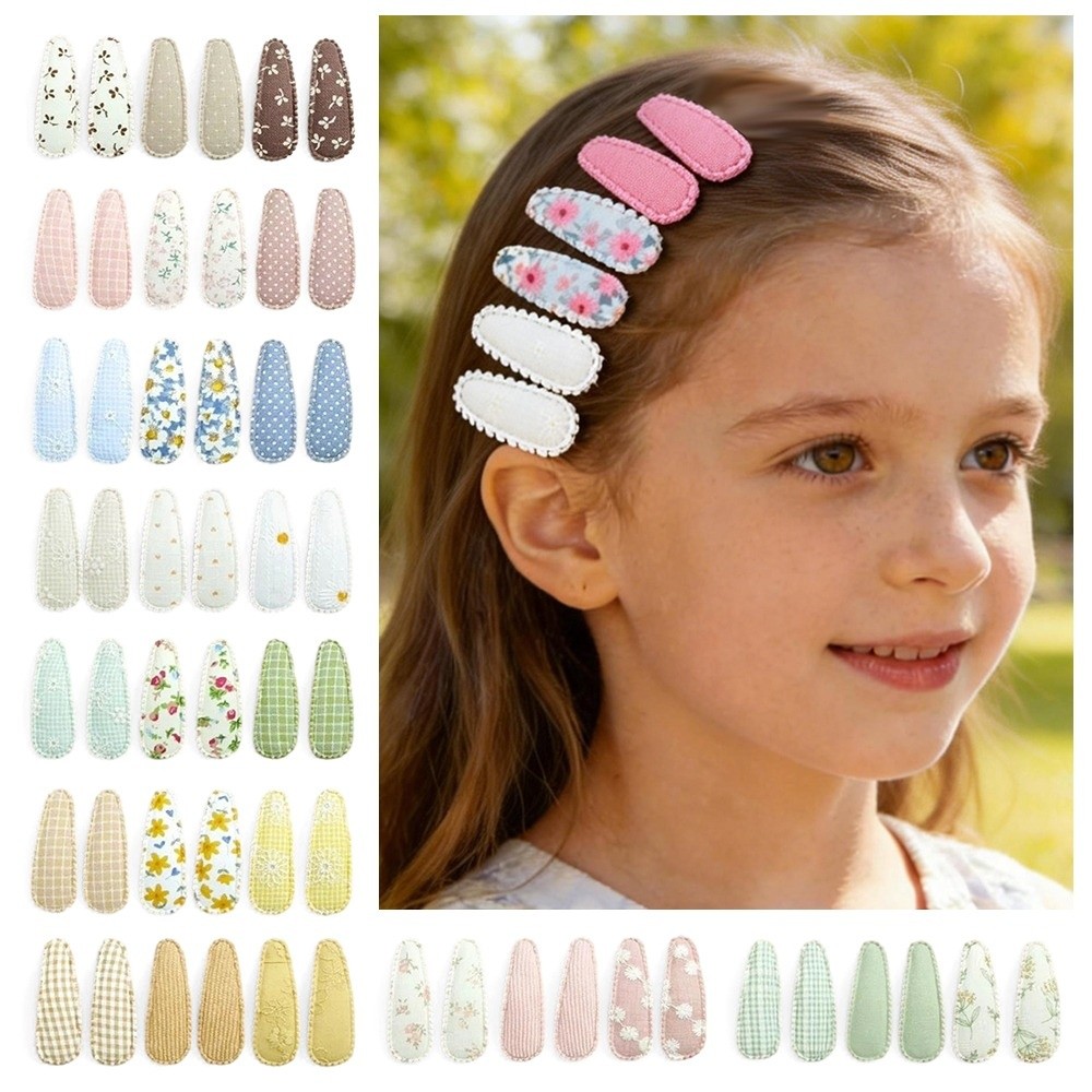 Embroidery Love - 6 Pcs/Set Jepit Rambut Bayi Cantik