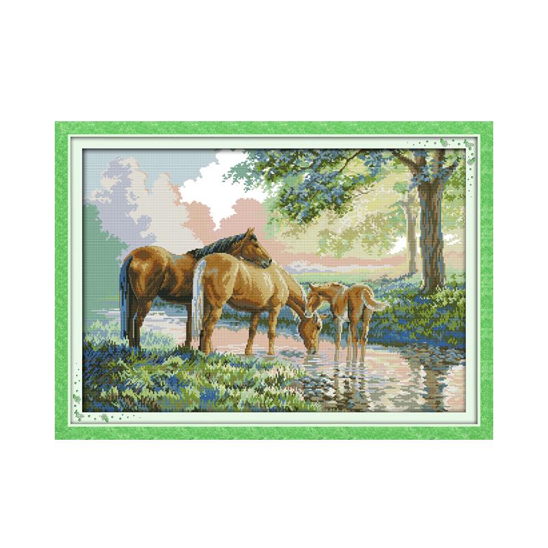 Embroidery Kurta Men - Joy Minggu Cross Stitch Kit Dicap