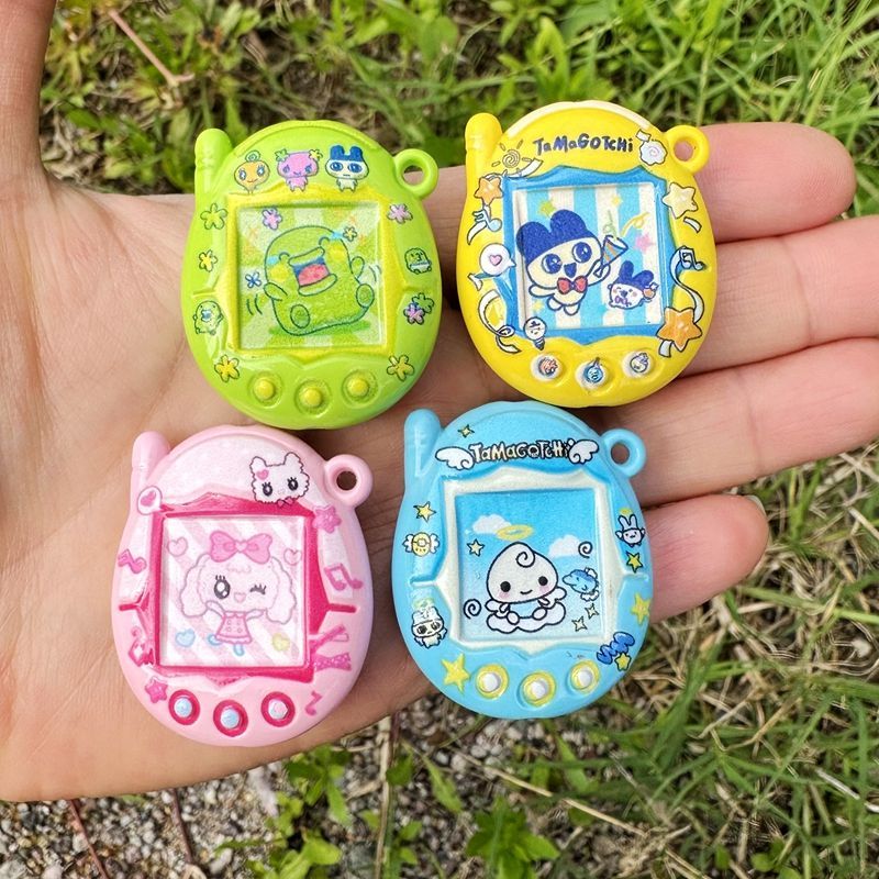 Embroidery Art Painting - Manik-manik cetak dua sisi Tamagotchi, bahan