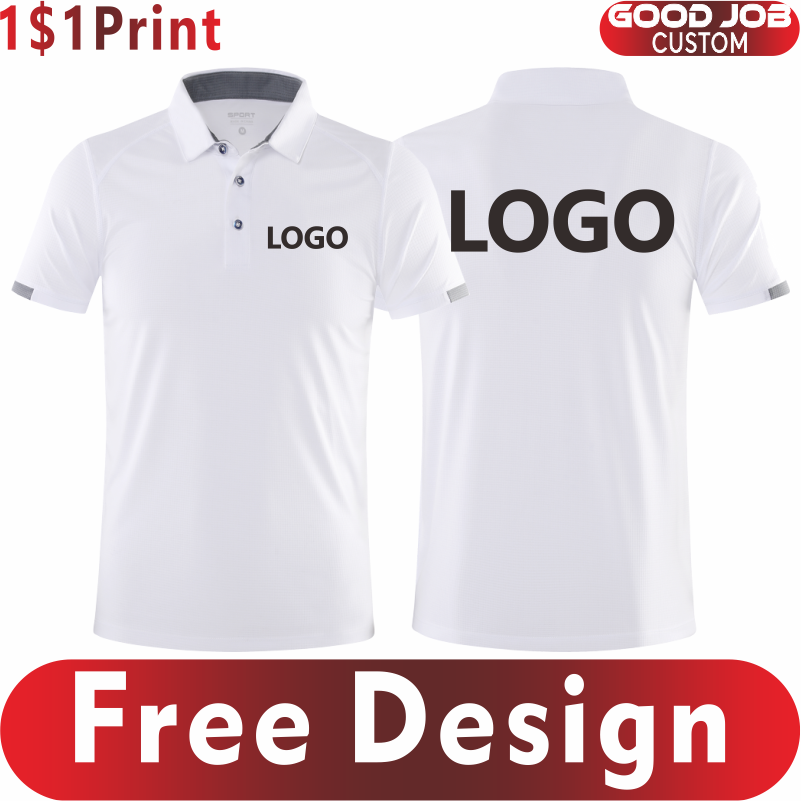 Embroidery Ideas - Kaus Polo olahraga cepat kering Logo