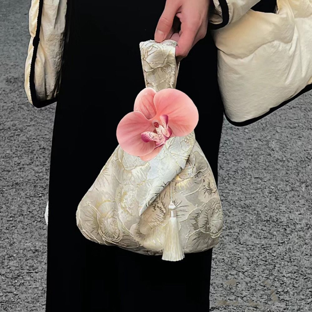 Embroidery Knot - Tas tangan simpul gaya Tiongkok baru