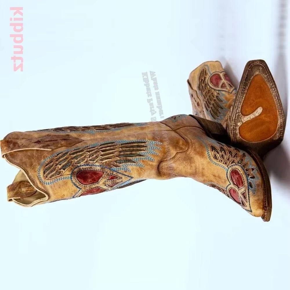 Sepatu Bot Koboi Barat Bersula - Embroidery On Leather ulasan dan harga