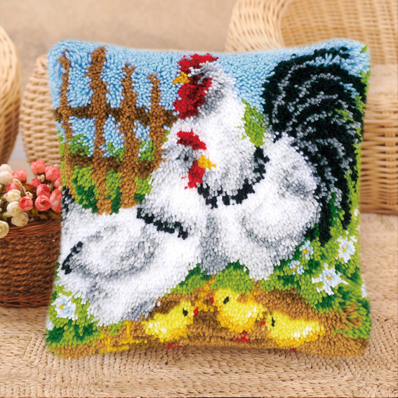 Kit Kait Jahit Motif Burung Be - Printed Embroidery Kit ulasan dan harga