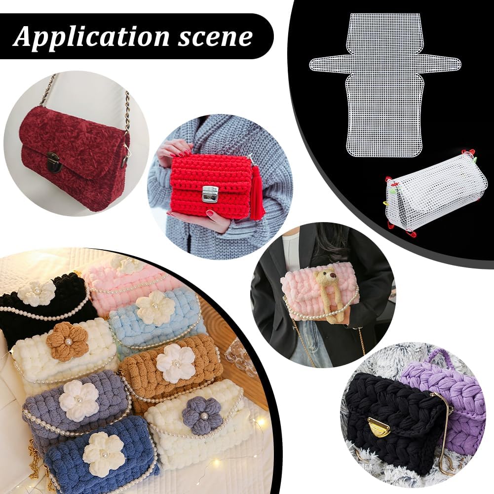 1-4Pcs Lembaran Kanvas Jaring  - Embroidery Ideas ulasan dan harga