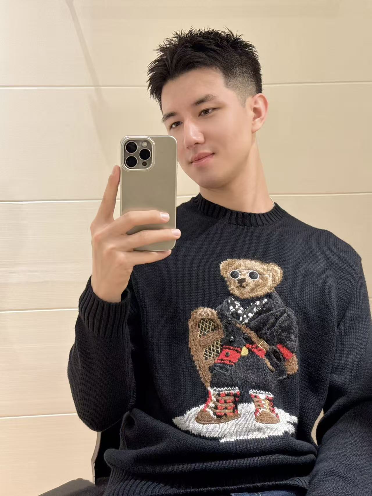 Sweater Rajut Unisex Musim Din - Embroidery Thread Yarn ulasan dan harga