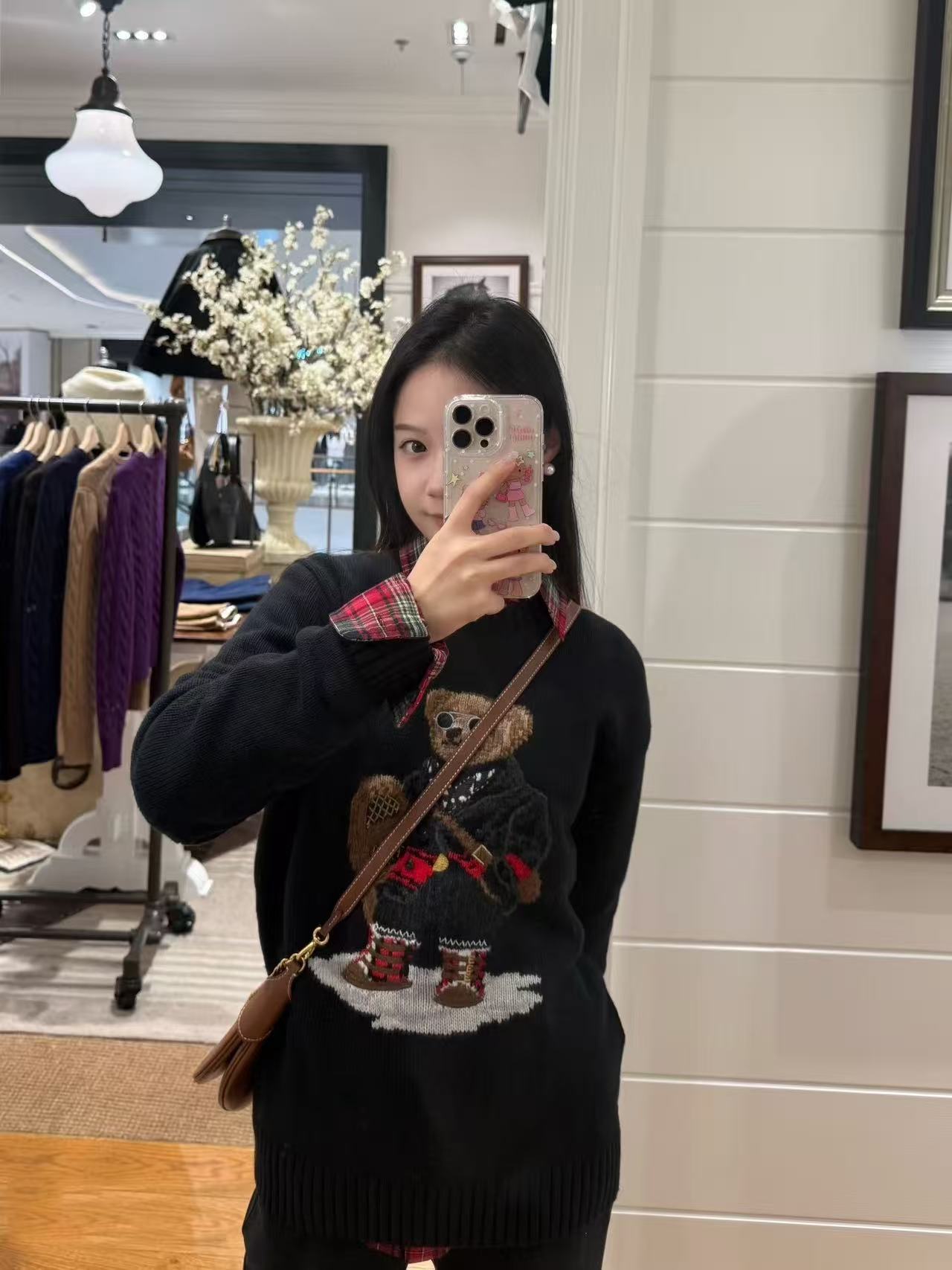 Sweater Rajut Unisex Musim Din - Embroidery Thread Yarn ulasan dan harga