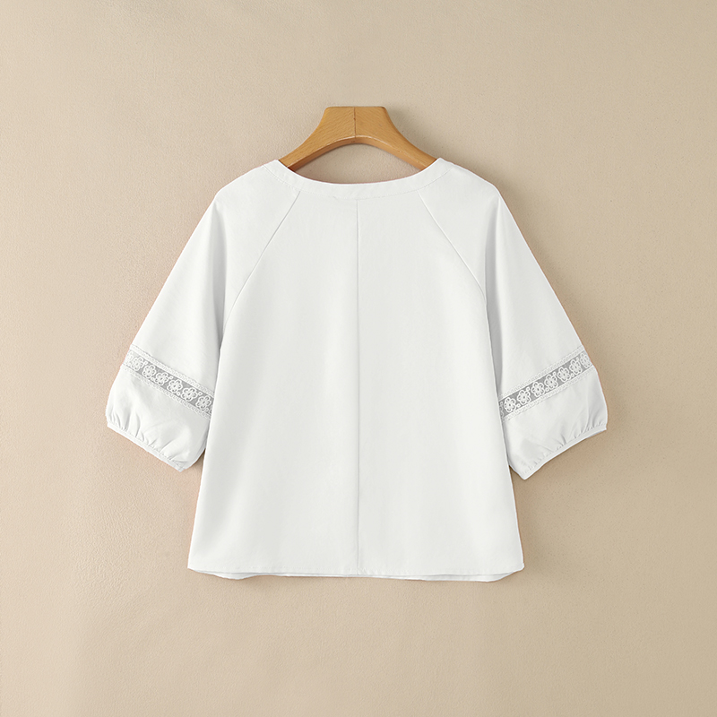 ZANZEA Blus Wanita Bordir Bung - Embroidery Jersey ulasan dan harga