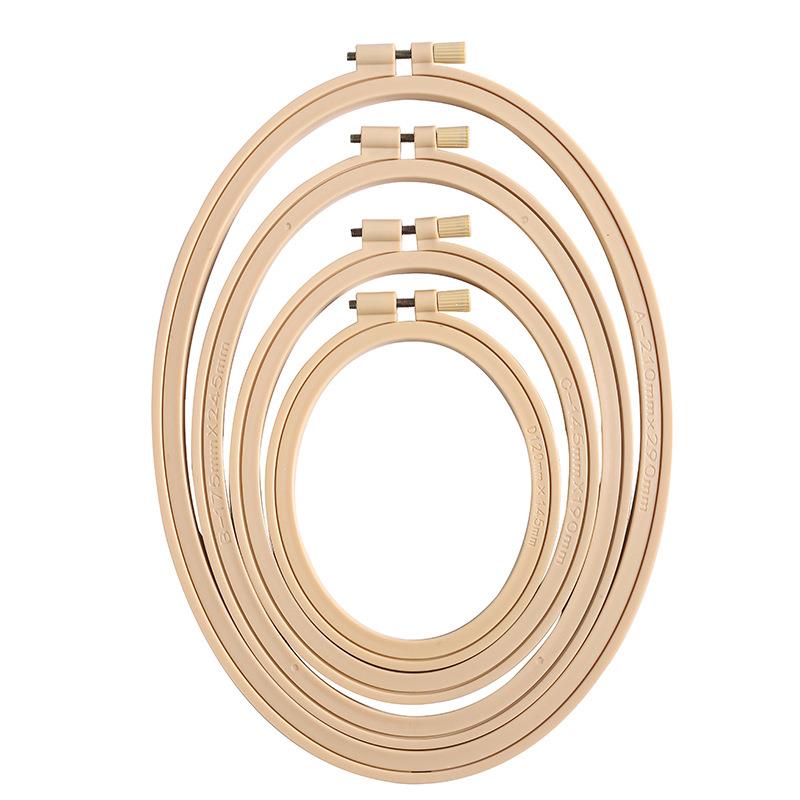 Imitasi bambu plastik Oval kay - Embroidery Hoop Stand ulasan dan harga
