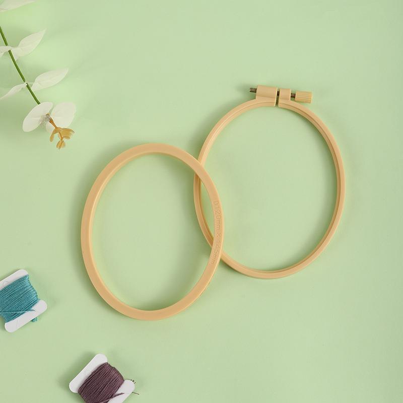Imitasi bambu plastik Oval kay - Embroidery Hoop Stand ulasan dan harga
