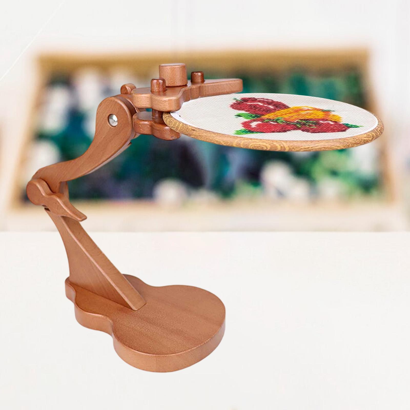 Penyangga Bingkai Bordir Kayu  - Embroidery Hoop Stand ulasan dan harga