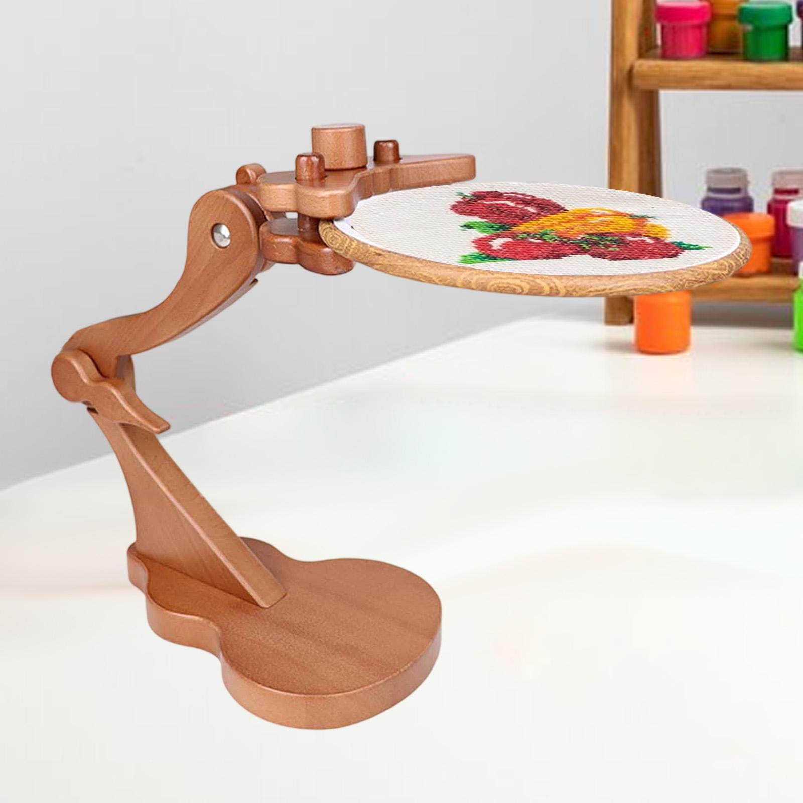 Penyangga Bingkai Bordir Kayu  - Embroidery Hoop Stand ulasan dan harga
