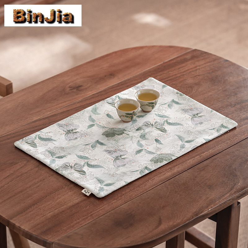 Alas Meja Teh Bordir Brokat Ku - Embroidery Cloth ulasan dan harga