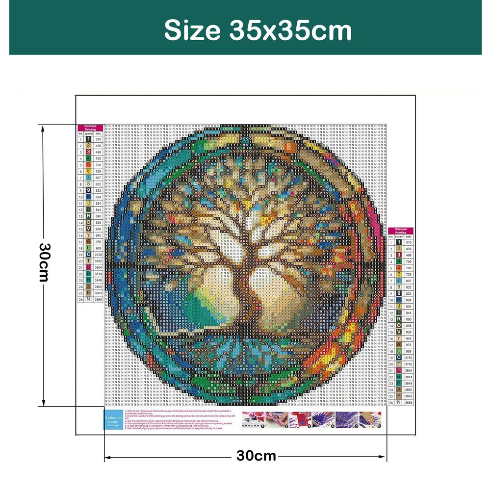 Lukisan Bordir Berlian Full Dr - Embroidery Xmas Kits ulasan dan harga