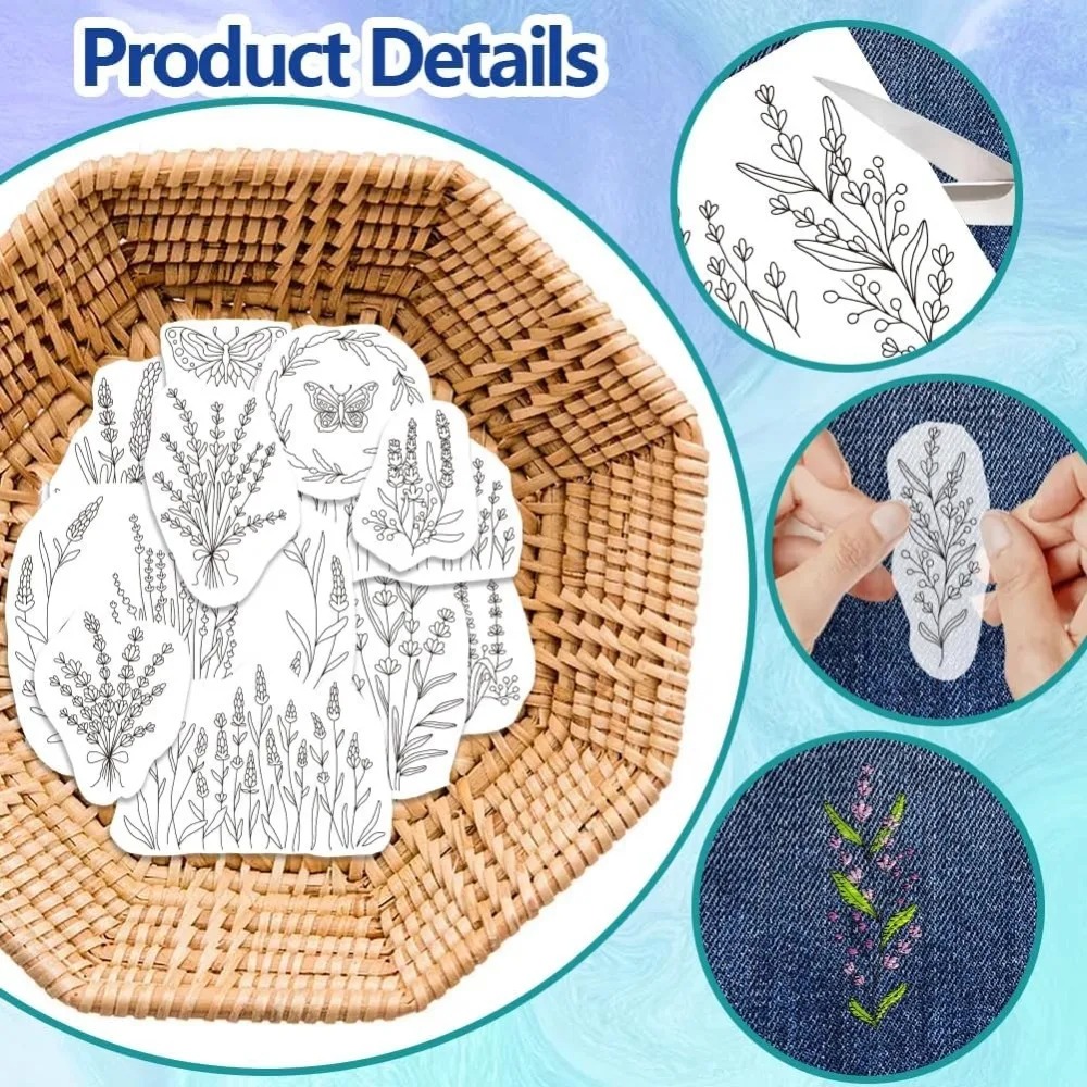 4 Lembar Stabilisator Bordir T - Embroidery Cloth ulasan dan harga