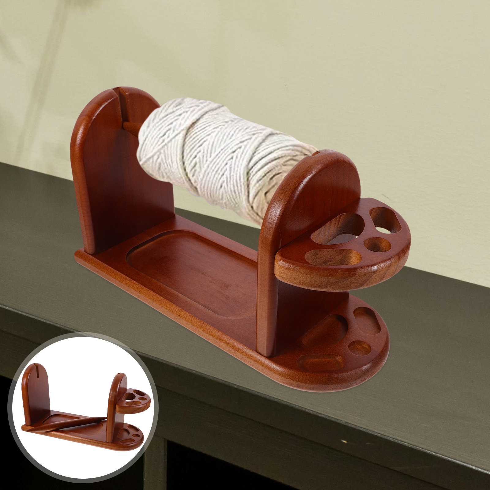 Penyangga Benang Kayu Kokoh un - Embroidery Thread Yarn ulasan dan harga