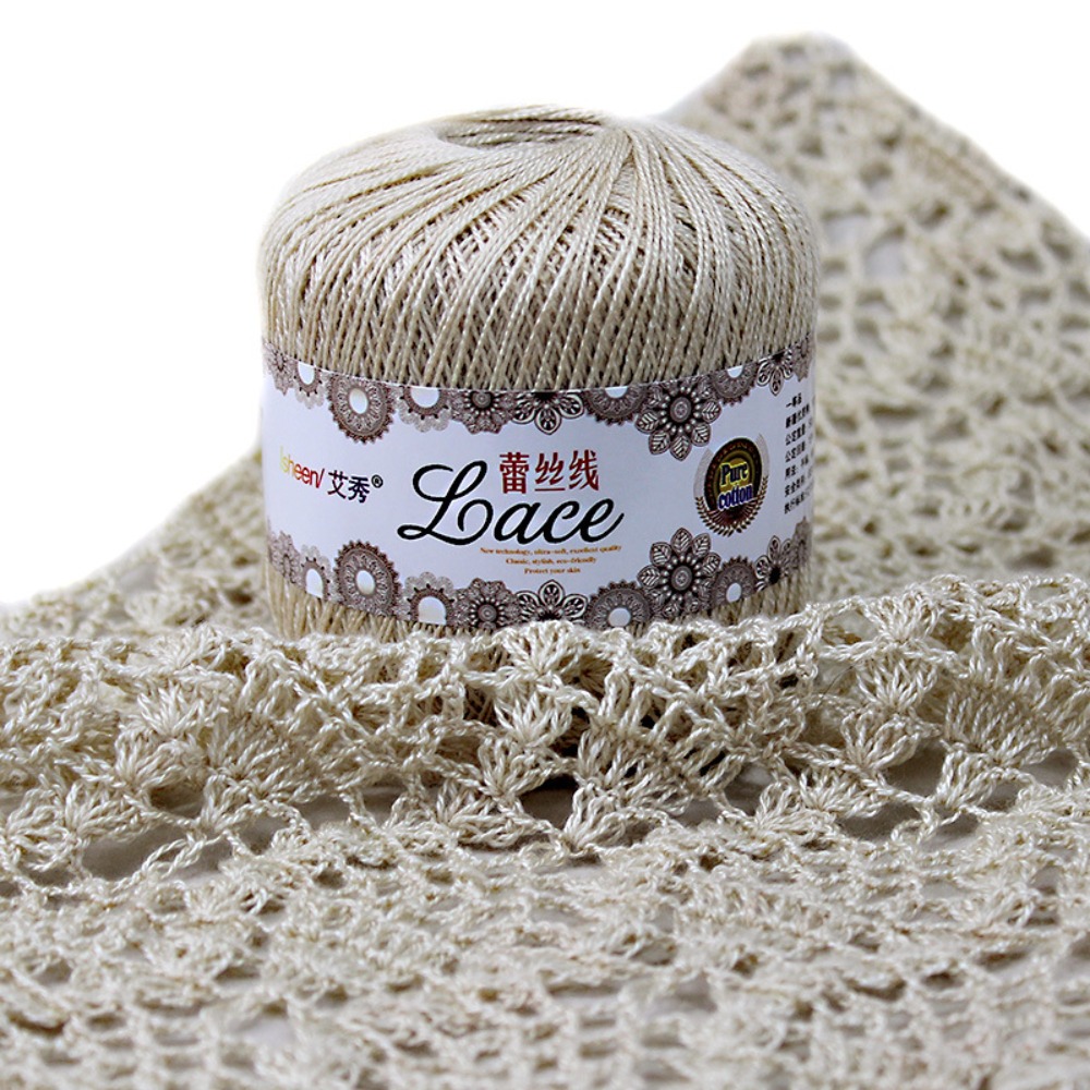 Benang renda katun lembut, ben - Embroidery Thread Yarn ulasan dan harga