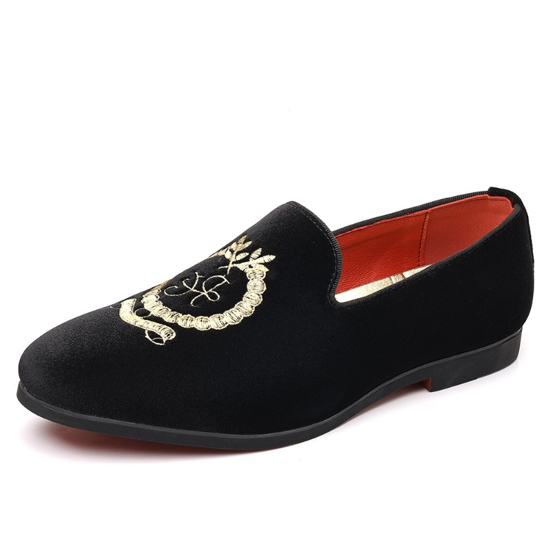 Sepatu Kasual Bordir Kulit Sue - Embroidery On Leather ulasan dan harga