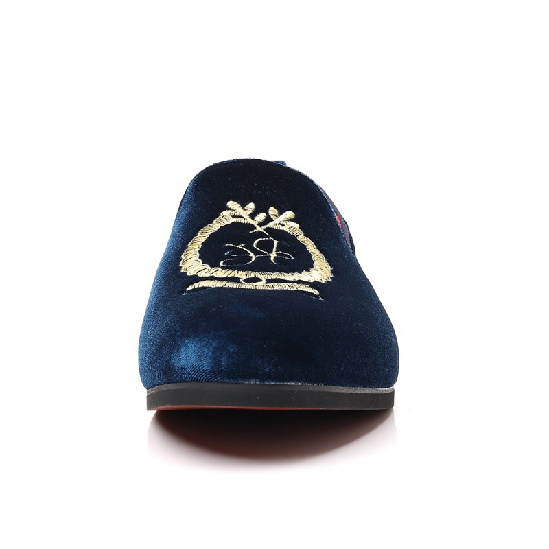Sepatu Kasual Bordir Kulit Sue - Embroidery On Leather ulasan dan harga