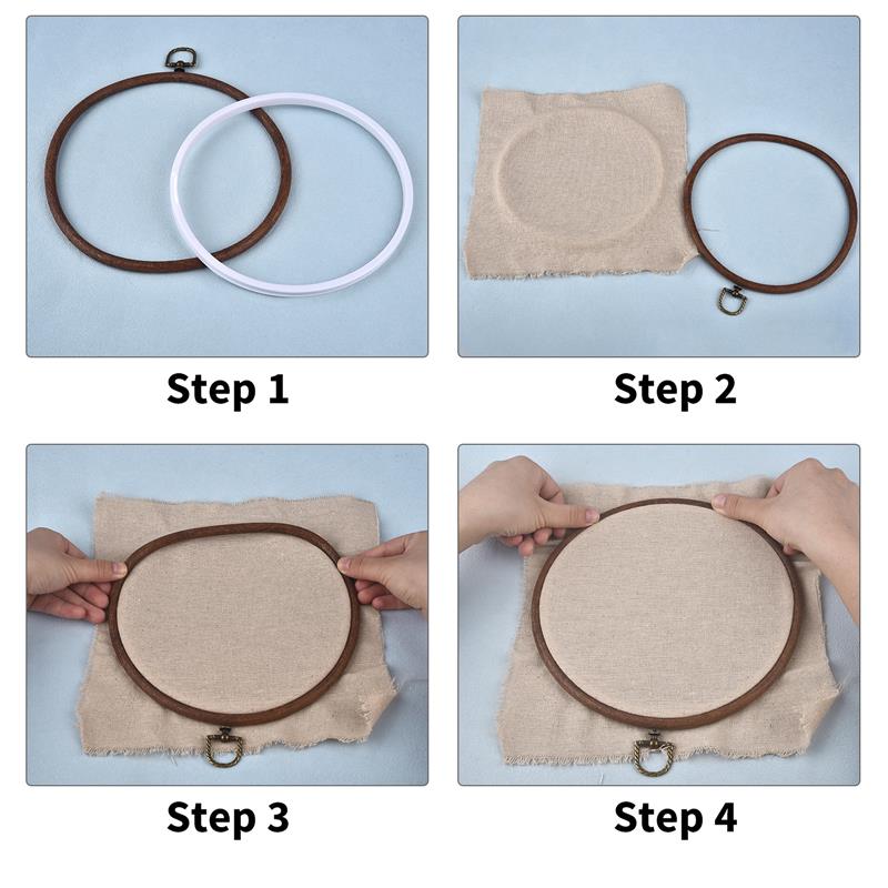 Alat Jahit Set Bingkai Sulaman - Embroidery Hoop Stand ulasan dan harga