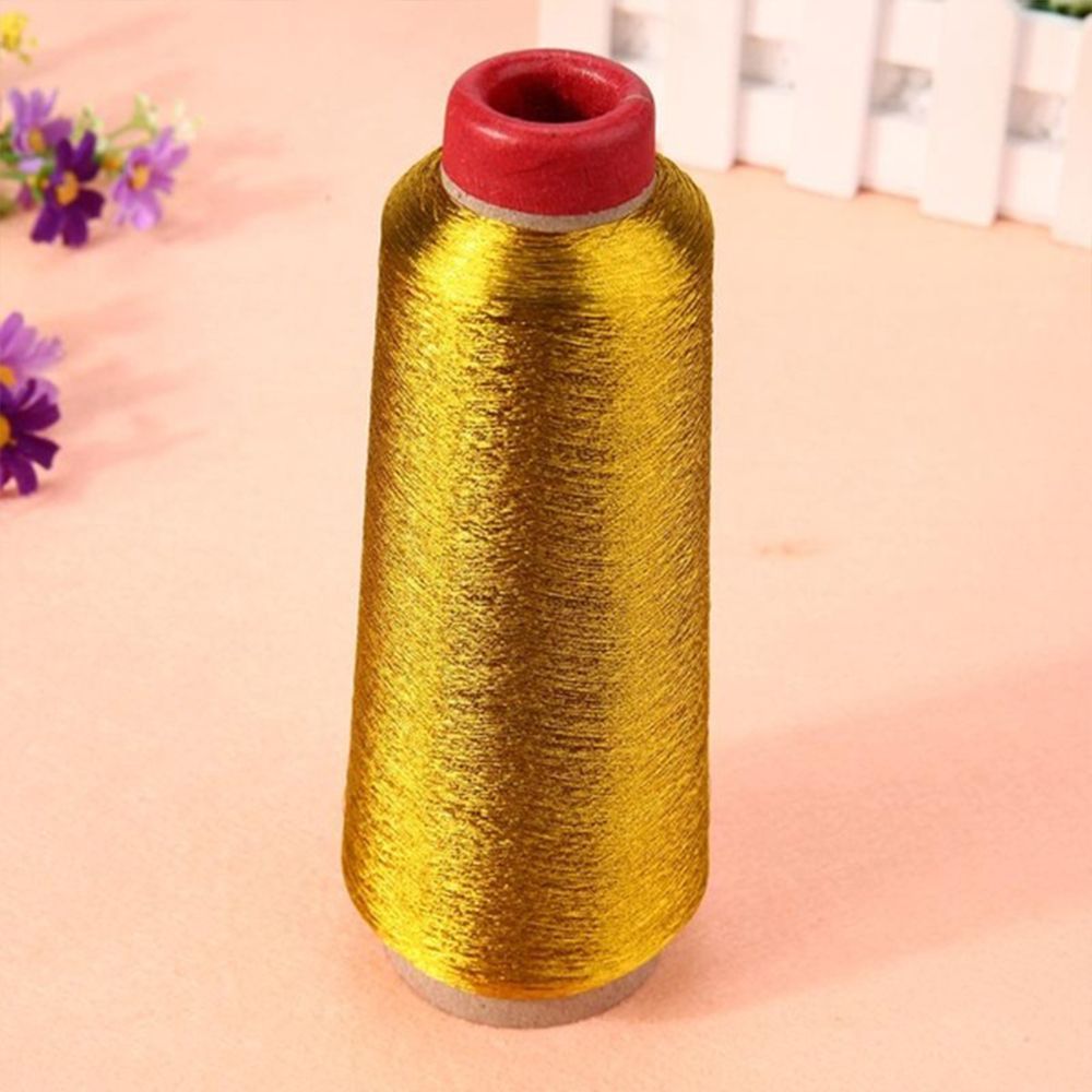Benang bordir emas/perak benan - Embroidery Thread Yarn ulasan dan harga