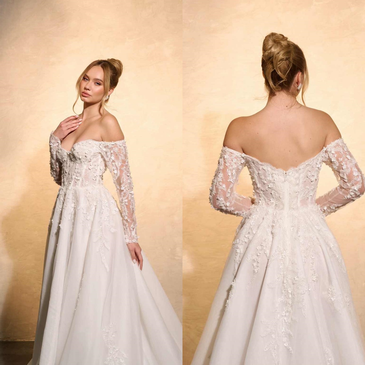Gaun Pengantin Elegan Gaun Put - Embroidery Online Designs ulasan dan harga