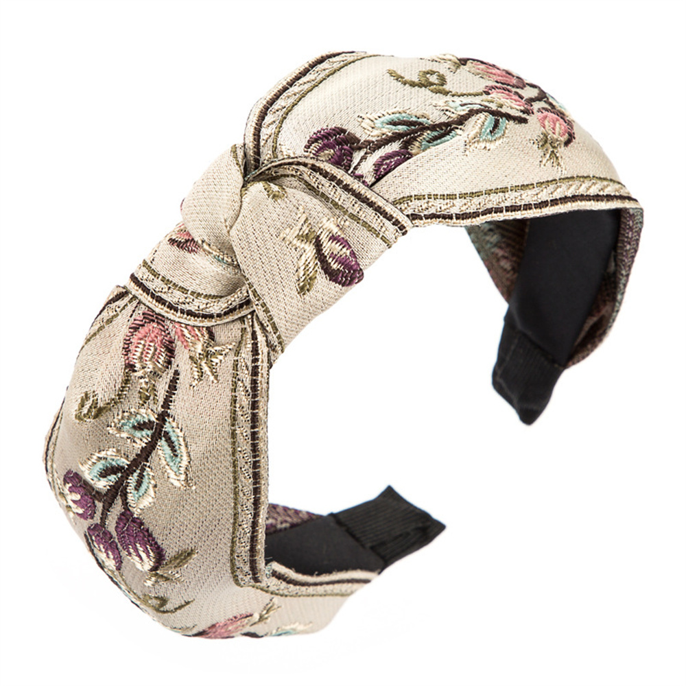 Baru Retro simpul Headband unt - Embroidery Knot ulasan dan harga