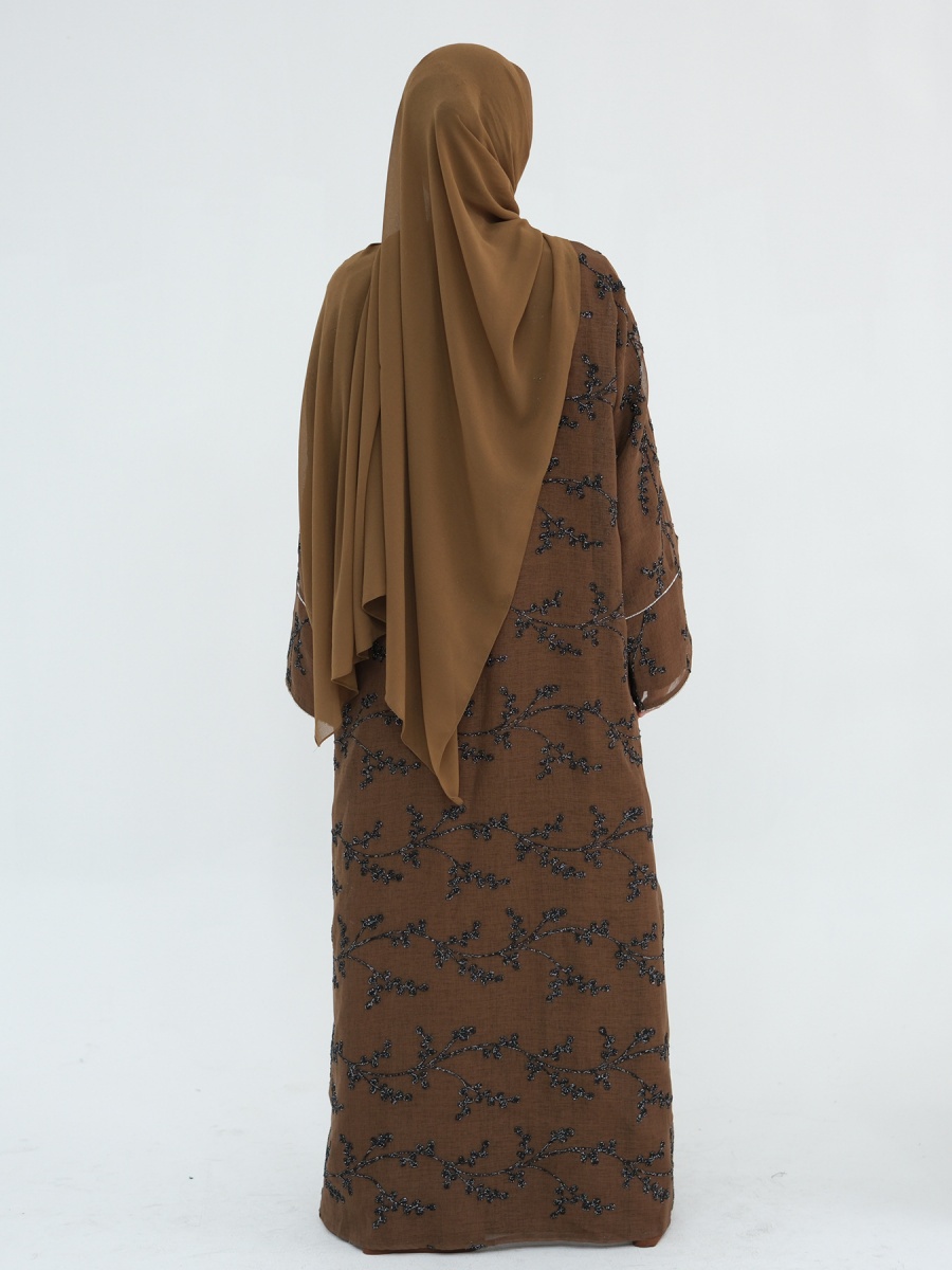 Gaun Panjang Abaya Dubai Wanit - Embroidery Kebaya ulasan dan harga