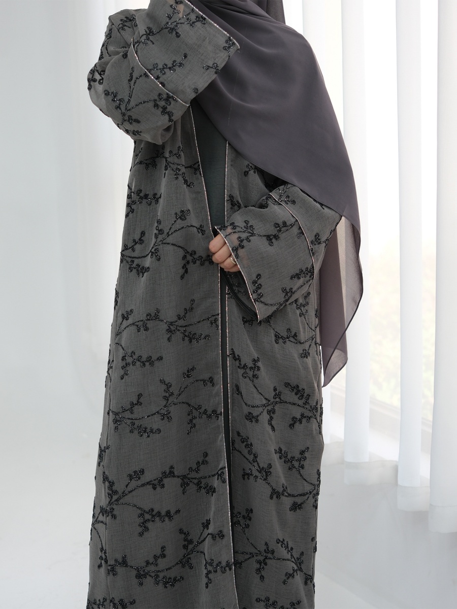 Gaun Panjang Abaya Dubai Wanit - Embroidery Kebaya ulasan dan harga