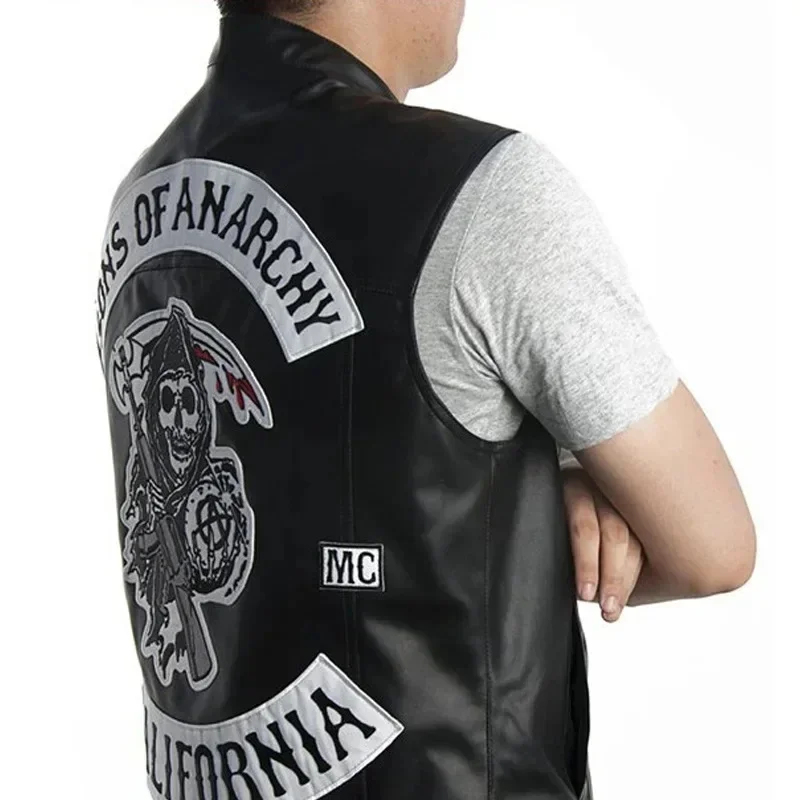 ABC123Leather Jaket Tanpa Leng - Embroidery Youtube ulasan dan harga