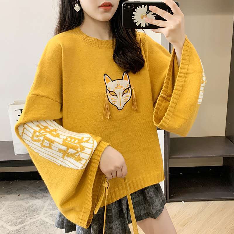 Sweater Rajut Wanita Motif Nas - Embroidery Thread Yarn ulasan dan harga