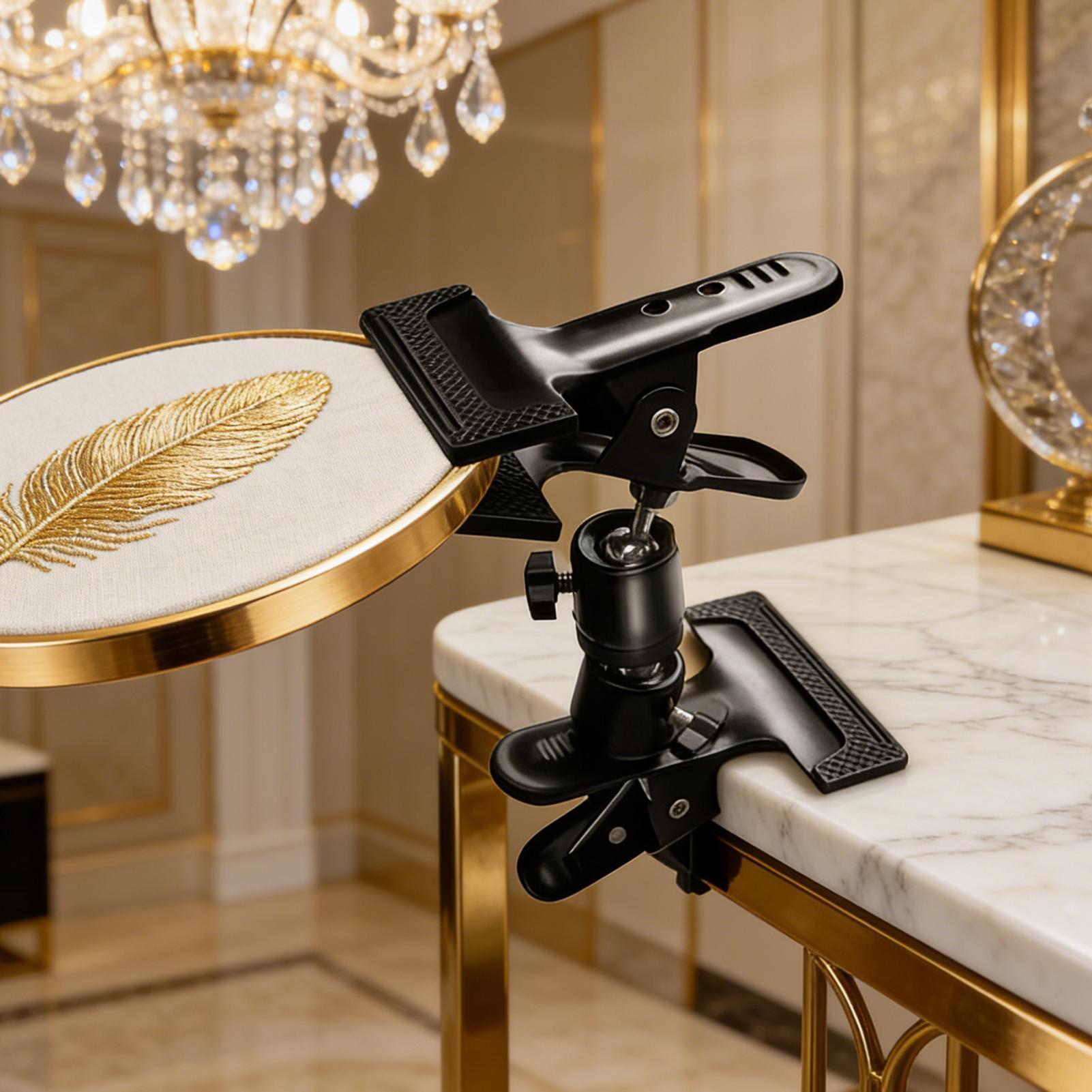 Penyangga Bordir Tugas Berat,  - Embroidery Hoop Stand ulasan dan harga