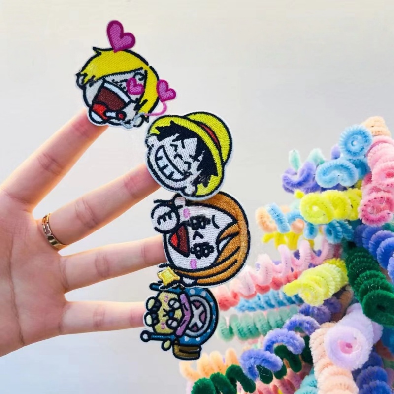 Patch Kain Anime One Piece Str - Embroidery Cloth ulasan dan harga