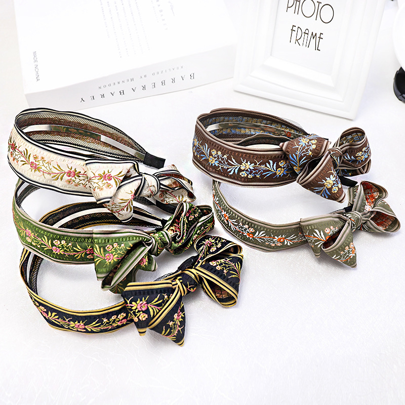 Set Aksesori rambut Bohemian m - Embroidery Knot ulasan dan harga