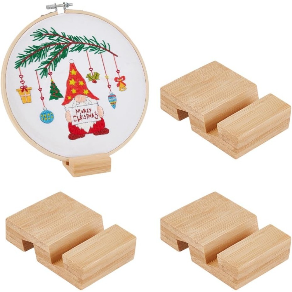 4 Buah Lingkaran Bordir Dasar  - Embroidery Hoop Stand ulasan dan harga