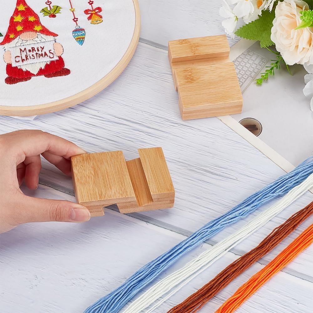 4 Buah Lingkaran Bordir Dasar  - Embroidery Hoop Stand ulasan dan harga