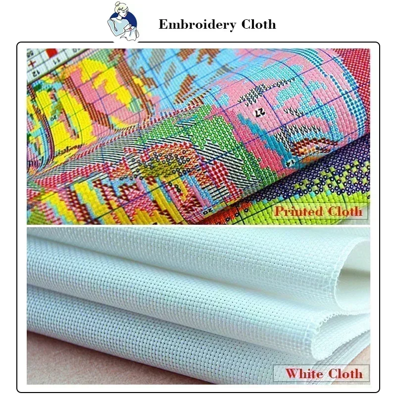 Joy Sunday Stamped Cross Stitc - Embroidery Kurta Men ulasan dan harga