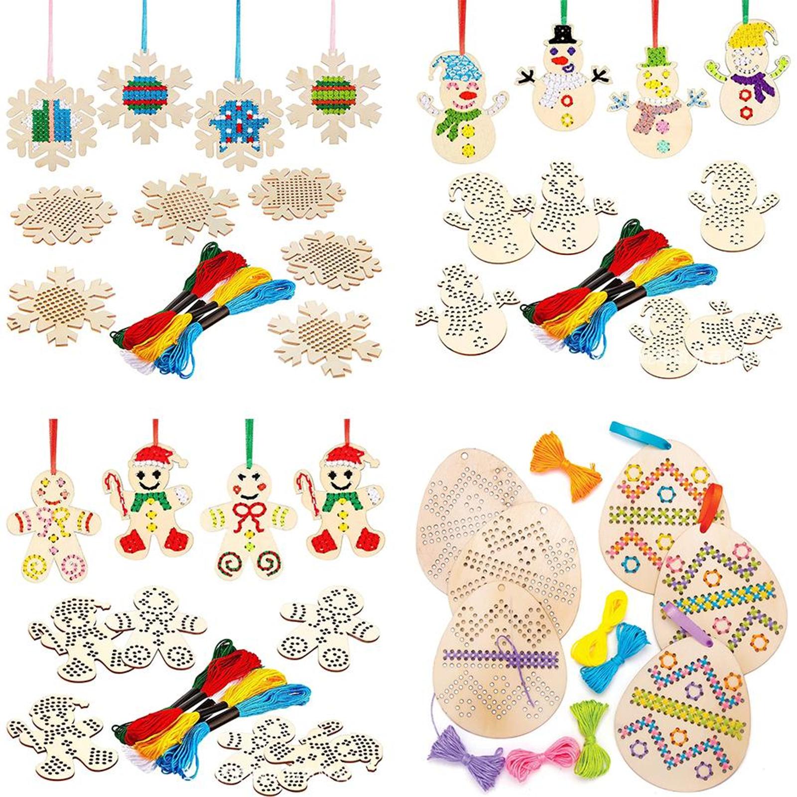 Liontin Gantung Sulaman Telur  - Embroidery Xmas Kits ulasan dan harga