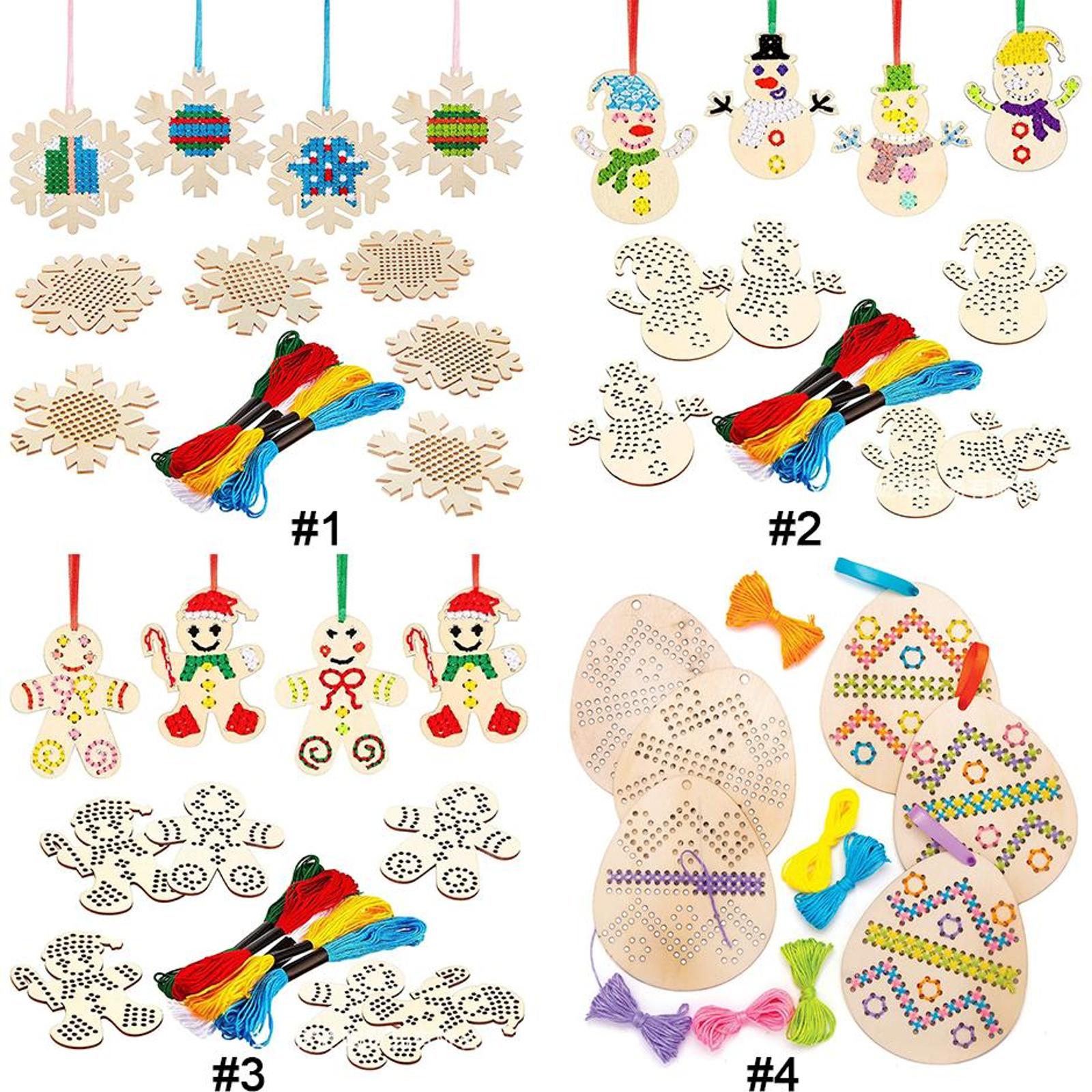 Liontin Gantung Sulaman Telur  - Embroidery Xmas Kits ulasan dan harga