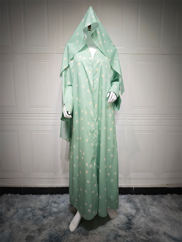 Kimono Abaya Dubai Kimono Musl - Embroidery Kebaya ulasan dan harga
