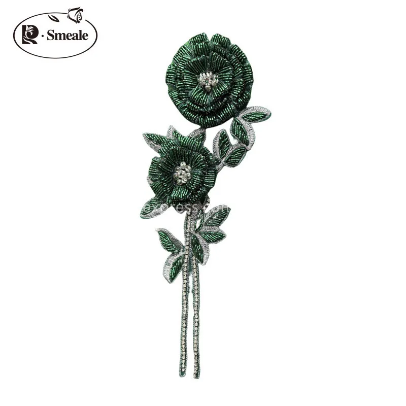 Bunga Dada Mawar Berhias Manik - Embroidery Rose ulasan dan harga