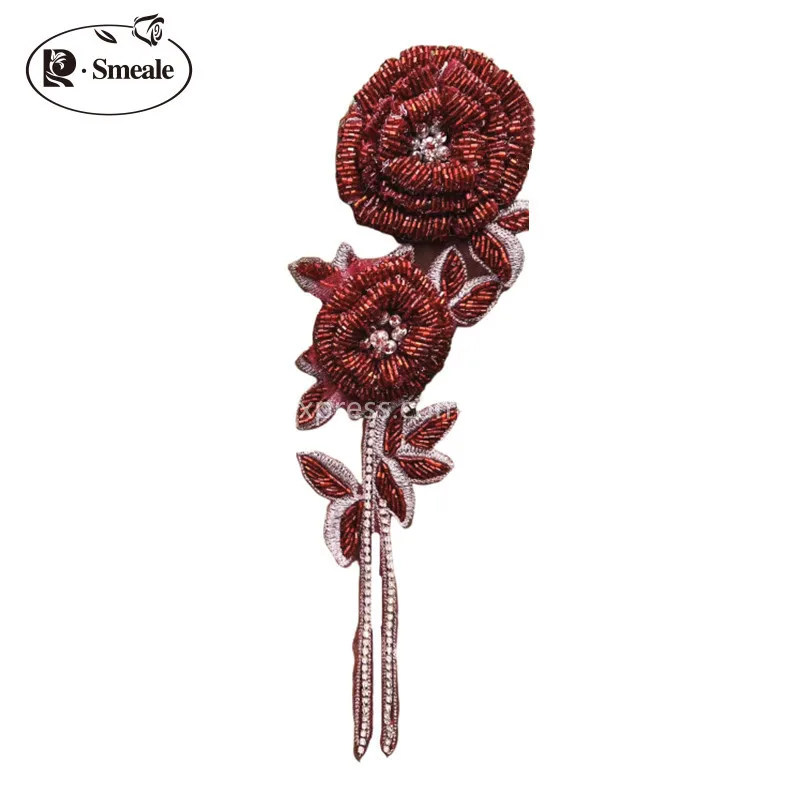 Bunga Dada Mawar Berhias Manik - Embroidery Rose ulasan dan harga