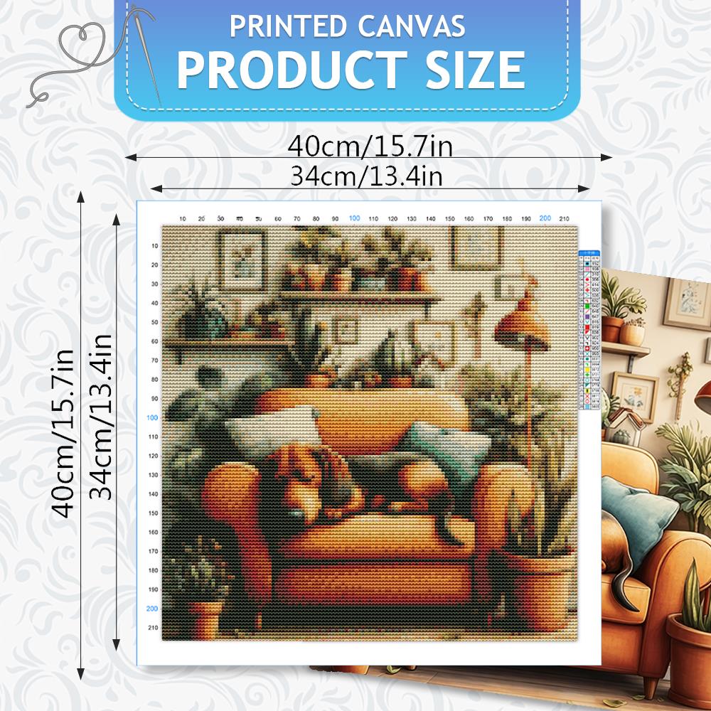 HUACAN Kit Sulaman Silang Moti - Embroidery Kurta Men ulasan dan harga